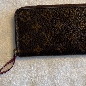 Louis Vuitton Clemence Wallet Monogram SP2165 Fuschia
